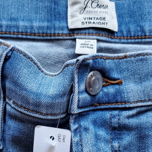 NWT! J.Crew Vintage Straight Leg Cropped - Picture 4 of 7